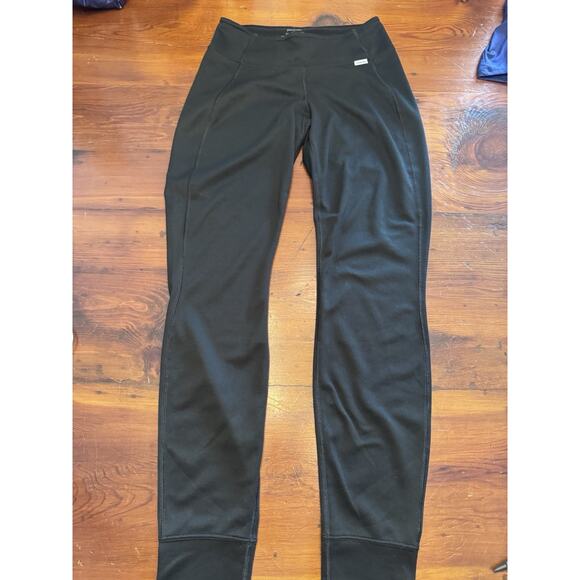 Patagonia Women's Capilene Base Layer Leggings Sz Small Black Ski Warm Snow - Picture 3 of 15